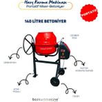 Bozkurt 140 Litre Harç Karma Makinası (Betoniyer) - 140 LİTRE