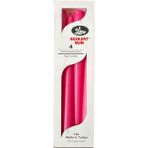 Bozkurt Mum Bozkurt Konik Şamdan Mum Fener Mumu - Pembe - 24 Cm. - 4 Adetlik Paket