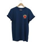 Bozkurt Sembolü ve Türk Bayrağı Türkiye Kurt Baskılı Regular Fit %100 Pamuk Tişört - 2XL - Lacivert