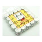 Bozkurt Tealight Mum 4 Saat Yanma Garantili Beyaz 50'Li