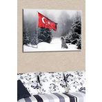 Bozkurt Türk Bayrağı Turan Ülkücü 50x35 no-1070
