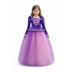 BOZTAŞ BEBE RAPUNZEL KOSTÜM & KIZ ÇOCUK DOĞUM GÜNÜ ELBİSESİ & RAPUNZEL UZUN KOLLU UZUN ETEKLİ ABİYE