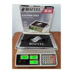 bozyel 40 KG TERAZİ-ÇİFT TARAF EKRAN-UZUN ŞARJ SÜRESİ-FİYAT HESAPLAMALI-2 YIL GARANTİLİ TARTI