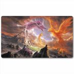 bozzhen Masa Oyunu TCG Playmat Masa Üstü Kart Playmat MTG RPG CCG Ticaret Kartı Oyun Oyun paspasları Pürüzsüz Kumaş Yüzey Kauçuk Taban Dikişli Kenarları Orijinal Oyun Matı Sanat Tasarımları 50,7 x 40 cm -