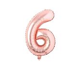 Bp Bizden Pastacılık 6 Rakamı Folyo Balon Rose Gold (100cm) çok renkli