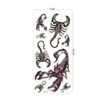 BP Tattoo 3 Boyutlu Akrep Dövmesi Geçici Dövme Tattoo
