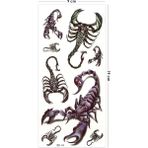 BP Tattoo 3 Boyutlu Akrep Dövmesi Geçici Dövme Tattoo