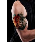 BP Tattoo 3 Boyutlu Aslan Unisex Geçici Dövme Lion Tattoo