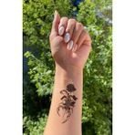 BP Tattoo Akrep ve Gül Geçici Dövmesi