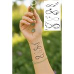 BP Tattoo Mini Boy Sonsuzluk Dövmesi Uçan Kuşlar Dövme