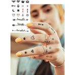 BP Tattoo Mini Figürler El Parmak Dövmesi