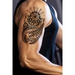 BP Tattoo Rising Sun Unisex Tribal Güneş Dövmesi