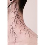 BP Tattoo Şimşek Dövmesi Yıldırım Dövmesi Damar Dövmesi