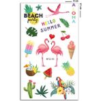 BP Tattoo Summertime Flamingo Geçici Dövme