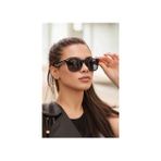 BP2140 Unisex Güneş Gözlüğü Parlak Çerçeve - Siyah