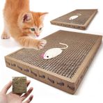 BPS(R) BPS 2 adet kedi tırmalama ağacı, kedi oyuncağı, tırnak törpüsü için ideal aksesuar (2 adet, 24 x 39 x 3,5 cm) BPS-1853 x 2