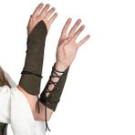 BPURB Viking kol rayları orta çağ rönesans suni deri kol zırh şövalye Bracer LARP Cadılar Bayramı Cosplay kostümü (kahve)