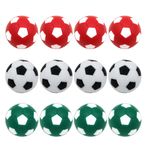BQSPT Langırt Topları Foose Balls Masa Futbol Futbol Yedek Çok Renkli Resmi Masa Üstü Oyun Boyutu 32 mm Mini Langırt - 12'li Set