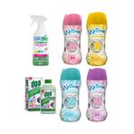 B&R Çamaşır Ailem 6 Lı Set (4'Lü Çamaşır Parfümü, Makine Temizleyici, Leke Çıkarıcı), ÇA6