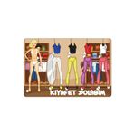 Br Toys Eğitici-Öğretici Kız Kıyafet Giydirme Oyunu Bultak Yapboz Puzzle Oyuncak