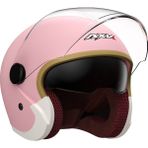 Bra2nd 3c Sertifikalı Kask Açık Motosiklet Kaskı Bayan Kış Sıcak Elektrikli Erkek Açık Kask (Yurt Dışından) - 54 - 61 cm - Pembe