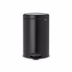 Brabantia 001-01-BO Matt Black Pedallı 12 lt Çöp Kutusu