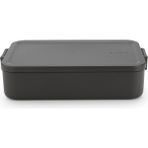 Brabantia 004-01-MAKE Take Dark Grey Plastik Büyük Boy Yemek Taşıma Kabı 2l