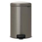 Brabantia 114045 20 lt Newicon Pedallı Platin Çöp Kutusu