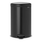 Brabantia 114106 20 lt Newicon Pedallı Mat Siyah Çöp Kutusu