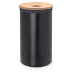 Brabantia 120022 60 lt Siyah Mantar Kapak Çamaşır Sepeti