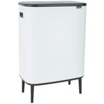 Brabantia 130205 çöp kovası, beyaz, 60 litre