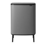 Brabantia 130663 Bo Touch Bin Kapak 30Beton Gri 30+30 lt Çöp Kutusu