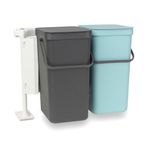Brabantia 2x12 L Dolap İçi Sort Go Mint Gri Çöp Kutusu