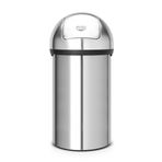 Brabantia 484520 Büyük Boy Push Bin Matt Steel 60 lt Çöp Kutusu