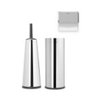 Brabantia Banyo Aksesuarı 3 Lü Set Parlak Paslanmaz Çelik 280689 - Gri