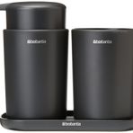 Brabantia banyo seti, koyu gri, 3'lü set
