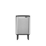 Brabantia Bo Hi Fpp Matt Çelik Kapaklı Banyo Çöp Kovası 7 Lt - Gri