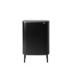 Brabantia Bo Matt Black Hi Çelik Siyah 60 lt Dokunmatik Mutfak Çöp Kovası