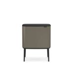Brabantia Bo Platinum Çelik Dokunmatik Mutfak Çöp Kovası 36 Lt