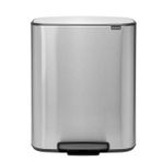 Brabantia Bo Touch Mat Çelik 60 lt Pedallı Çöp Kutusu