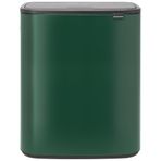 Brabantia Çöp kovası, çelik, çam yeşili, 60 litre