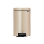 Brabantia Çöp kovası, çelik, metalik altın, 12 l