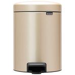 Brabantia Çöp kovası, çelik, metalik altın, 5 l