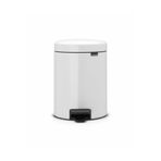 Brabantia Çöp Kovası, Pedallı, Soft, 5lt - Beyaz