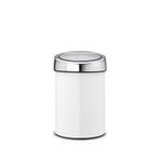 Brabantia Dokunmatik Duvar Tipi Banyo Çöp Kovası 3 Lt - Beyaz