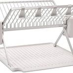 Brabantia Katlanabilir büyük bulaşıklık, metal plastik, açık gri