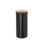 Brabantia Matt Black Mantar Kapaklı Siyah 35 lt Metal Çamaşır Sepeti