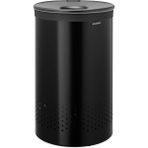 Brabantia Matt Black Plastik Kapaklı Çamaşır Sepeti 60LT - 38X38X63 - 0 Siyah