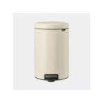 Brabantia Newicon 20 lt Pedallı Mat Bej Çöp Kutusu