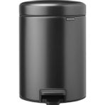 Brabantia Newicon 5 lt Pedallı Confident Grey Çöp Kutusu